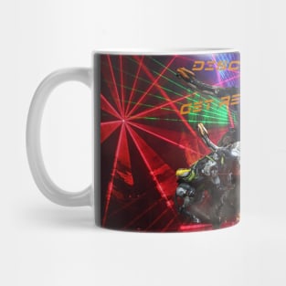 DISCO BATTLE COW - GET REKT! Mug